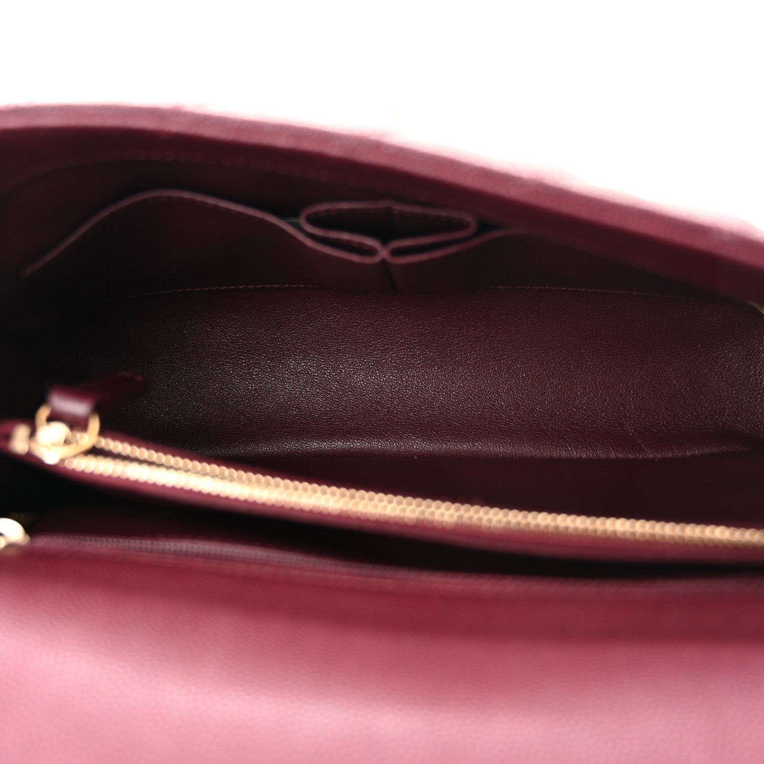 Chanel Caviar Lizard Embossed Quilted Small Coco Handle Flap Burgundy 5 of 12