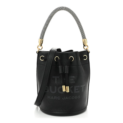 Marc Jacobs Grained Calfskin Mini The Bucket Bag Black 1 of 11