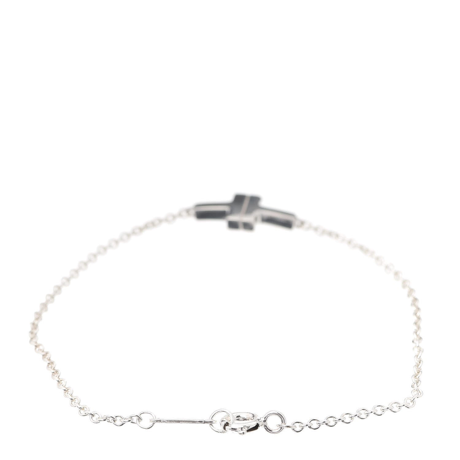 Tiffany Sterling Silver T Two Single Chain Bracelet 3 of 6