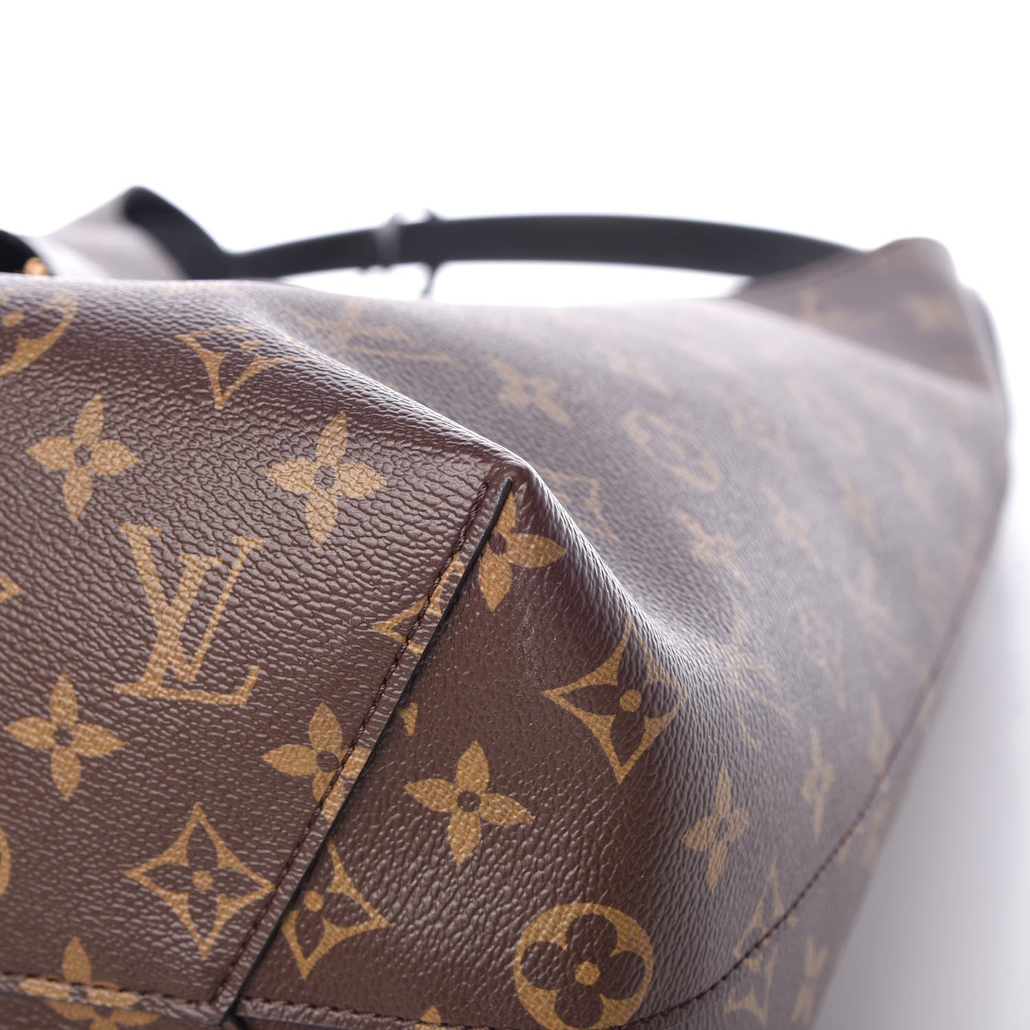 Louis Vuitton Monogram Flower Hobo Black 9 of 12