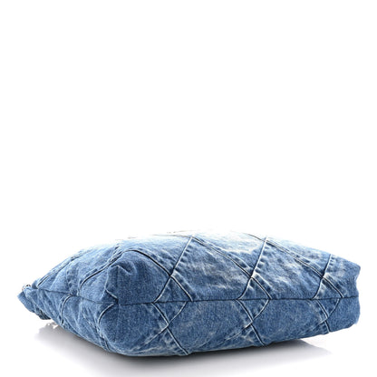Chanel Denim Quilted Chanel 22 Blue 5 of 12