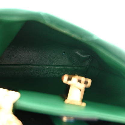 Valentino Garavani Nappa Enamel Small Roman Stud The Handle Bag Jungle 5 of 9