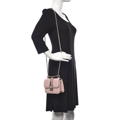 Valentino Garavani Vitello Mini Glam Lock Rockstud Flap Water Rose 2 of 11