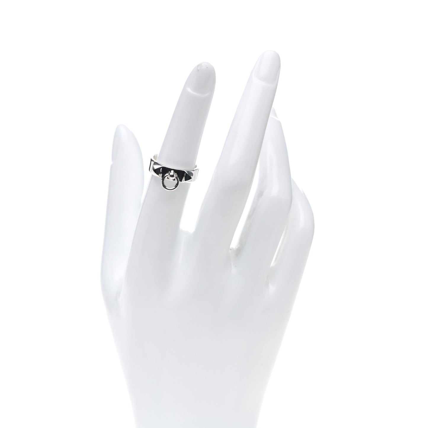 Sterling Silver PM Collier De Chien Ring 52 6