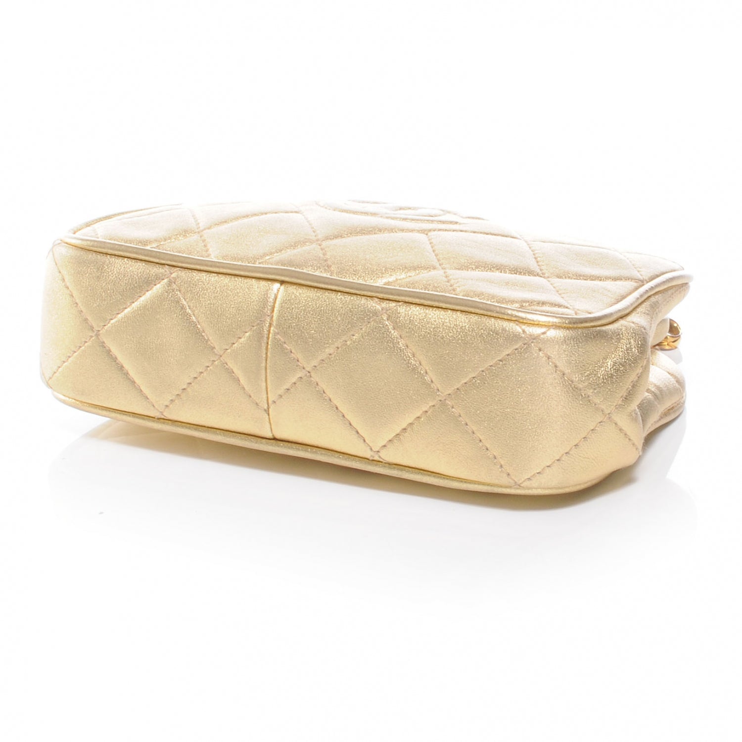 Chanel Lambskin Framed Mini Evening Bag Gold 4 of 6