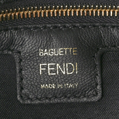 Fendi Nappa FF 1974 Embossed Baguette Black 6 of 9