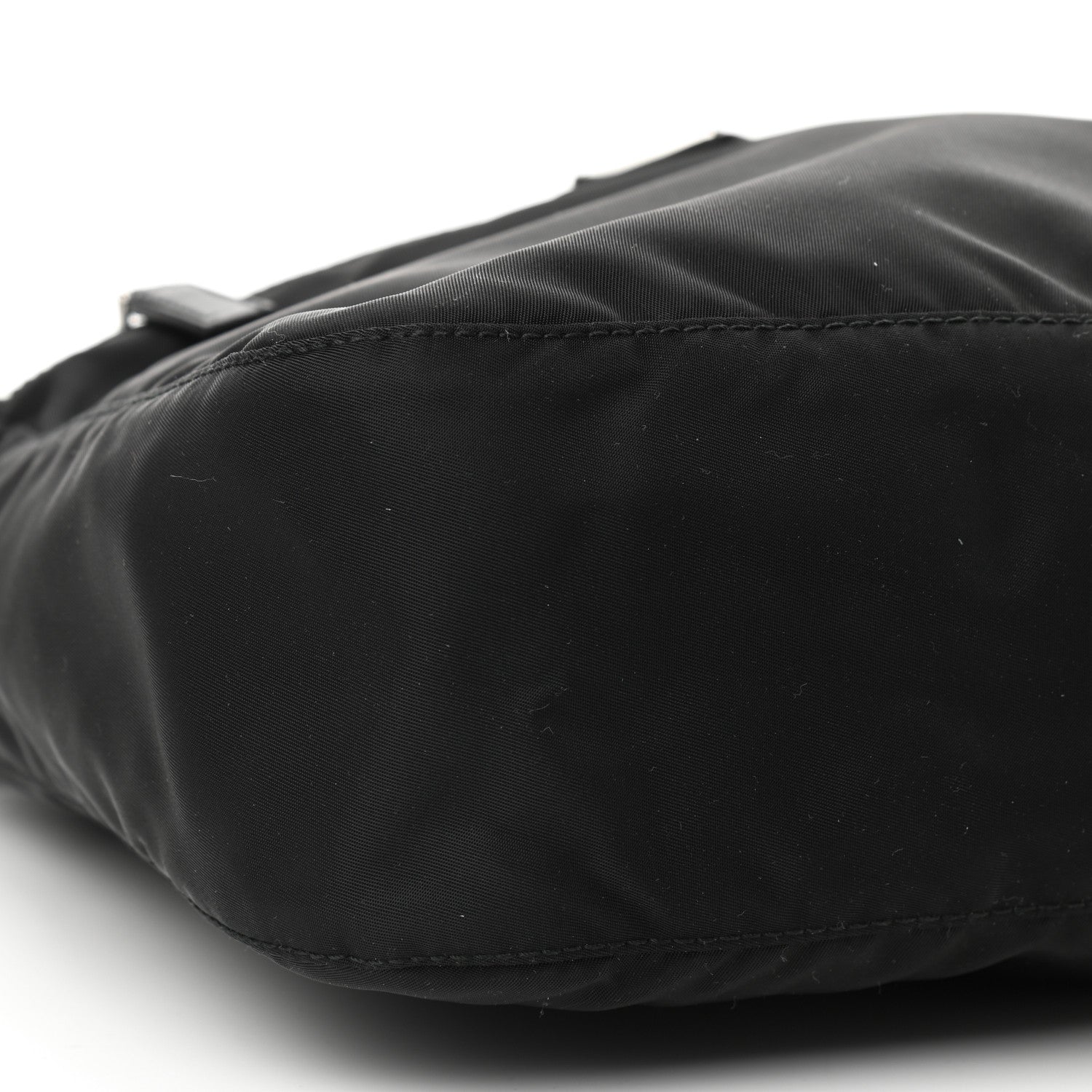 Prada Nylon Vela Flat Messenger Bag Black 7 of 8