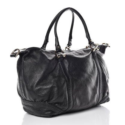 Gucci Calfskin Horsebit Medium Nail Boston Black 3 of 13
