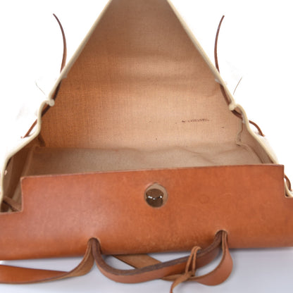 Hermes Toile Vache Calfskin Herbag 40 GM Natural 5 of 17