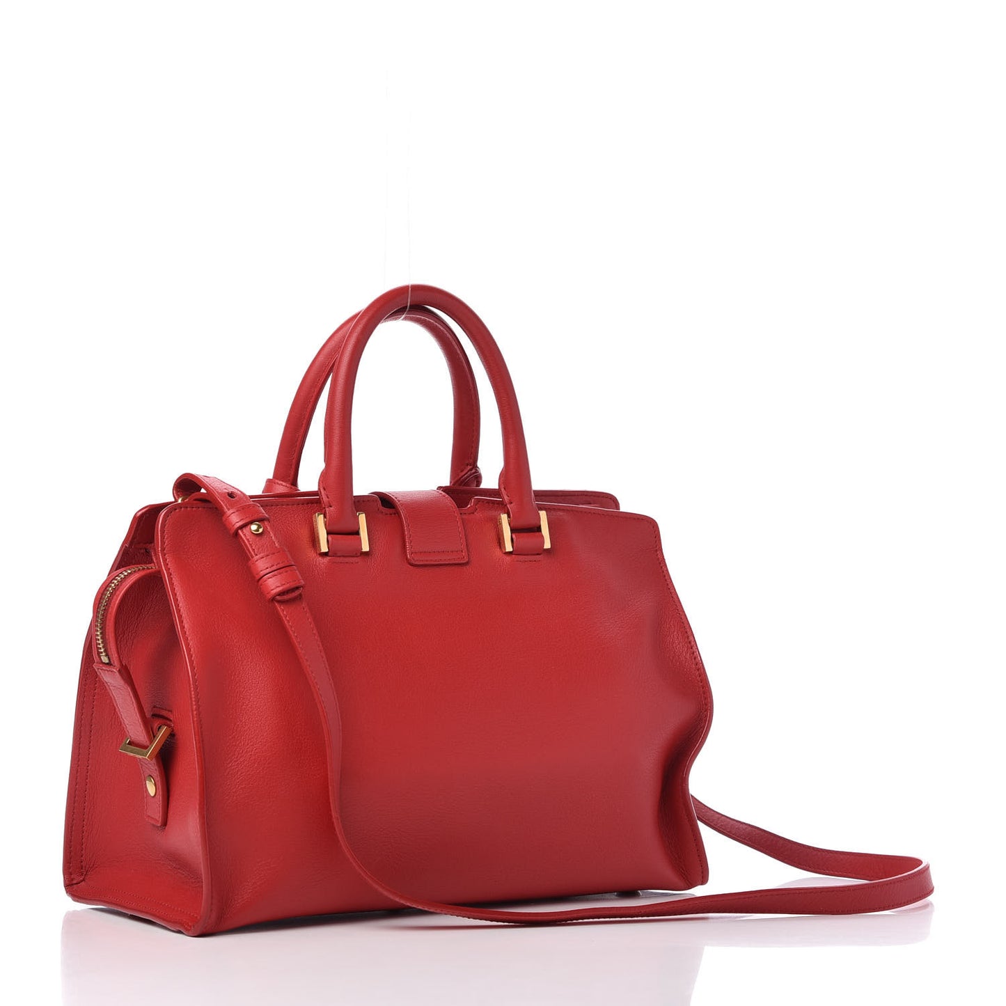 Calfskin Small Classic Y Cabas Rouge Orient