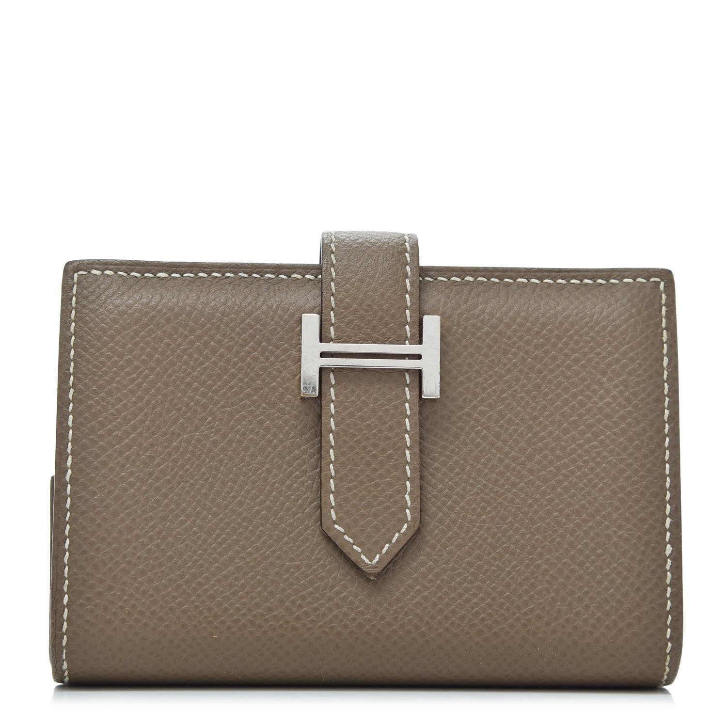 Hermes Epsom Mini Bearn Wallet Etoupe 1 of 6