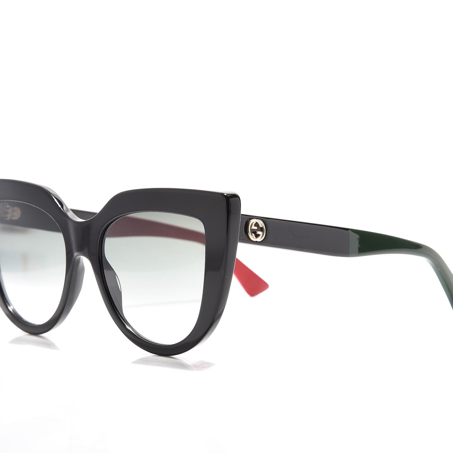 Gucci Cat Eye Sunglasses GG 0164/S Black 5 of 8