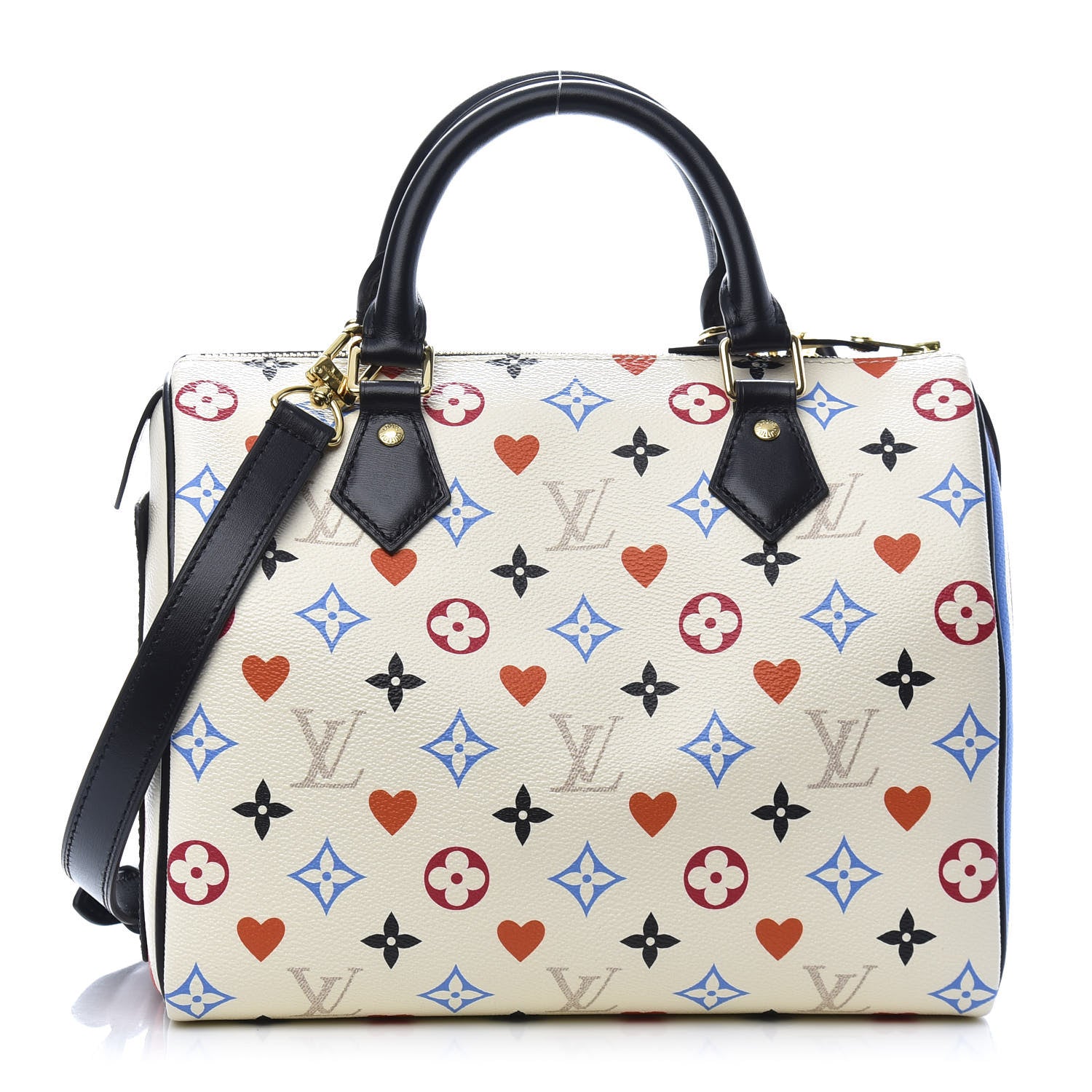 Louis Vuitton Game On Speedy Bandouliere 25 White 1 of 13