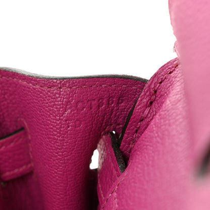 Hermes Togo Birkin 25 Rose Pourpre 7 of 11