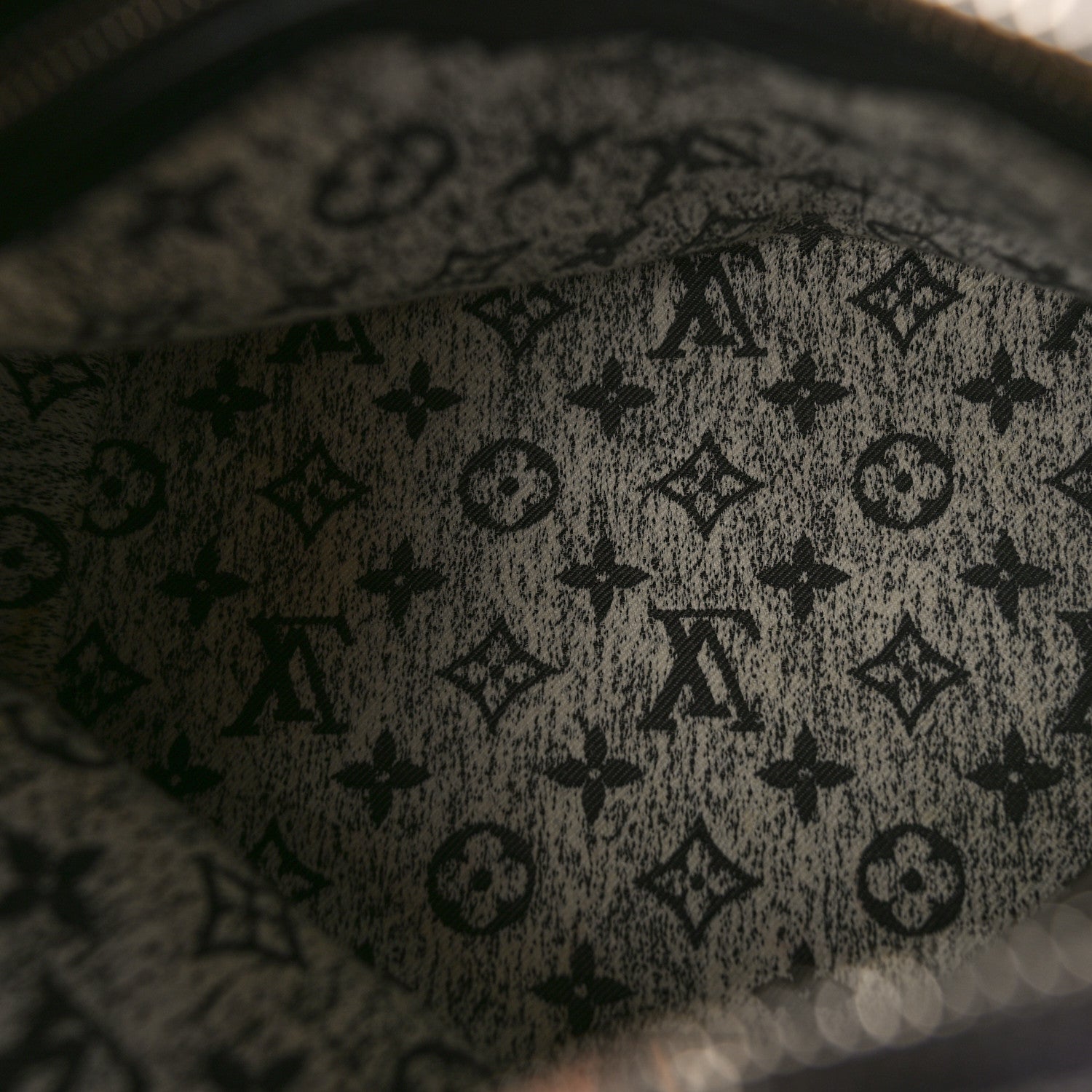 Louis Vuitton Denim Monogram Jacquard Speedy Bandouliere 25 Black 5 of 8