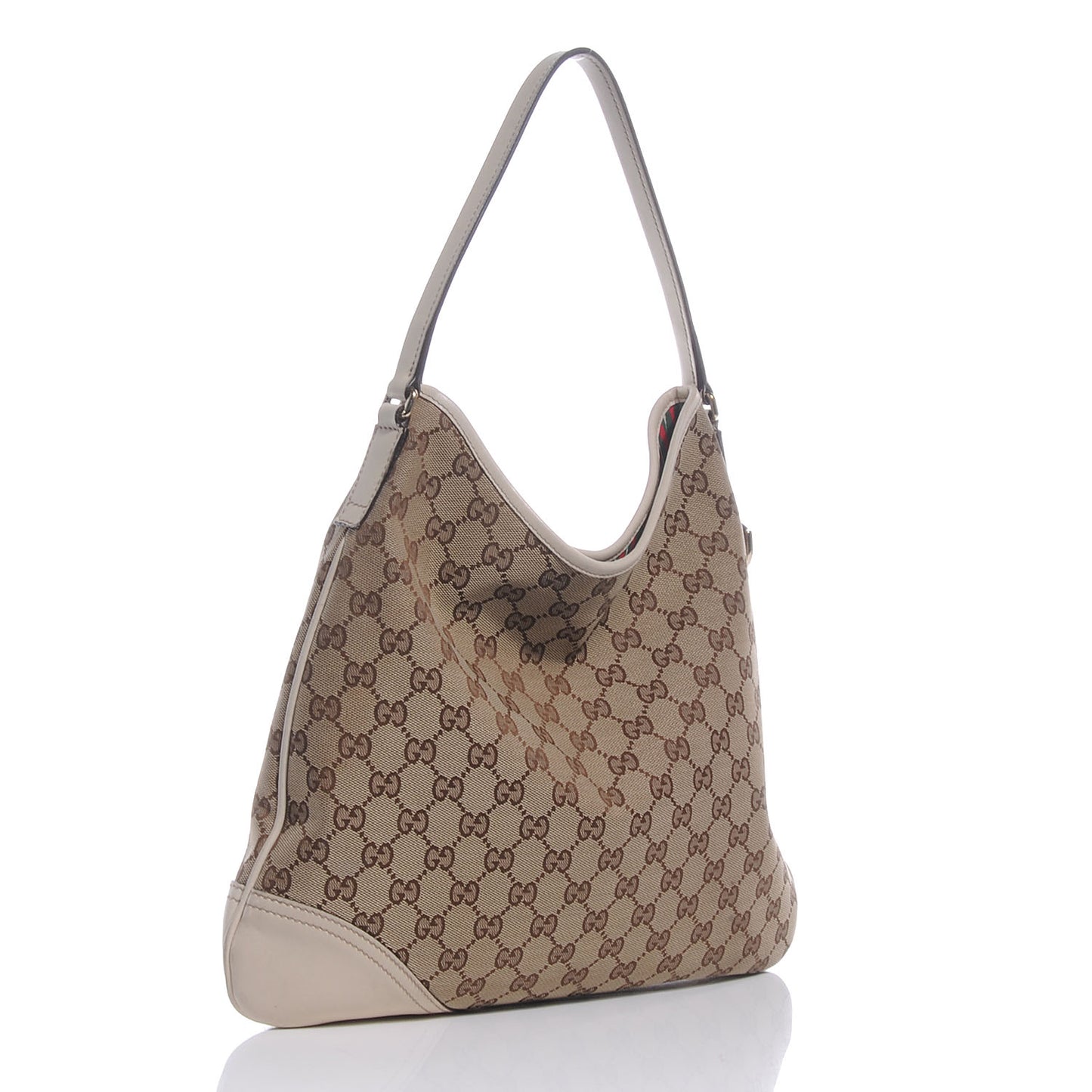 Monogram GG New Britt Hobo Ivory