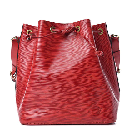 Louis Vuitton Epi Petit Noe Castillan Red 1 of 9