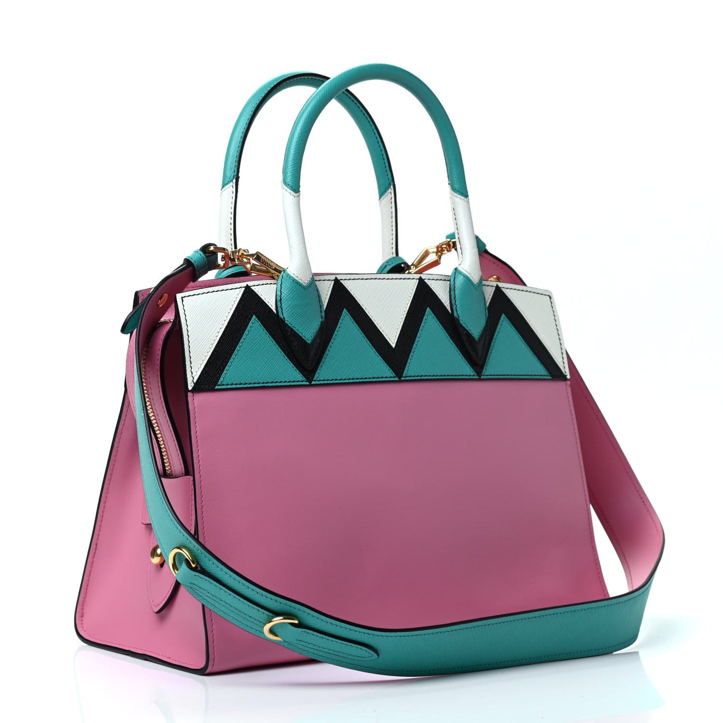 City Calf Saffiano Medium Esplanade Tote Begonia Giad