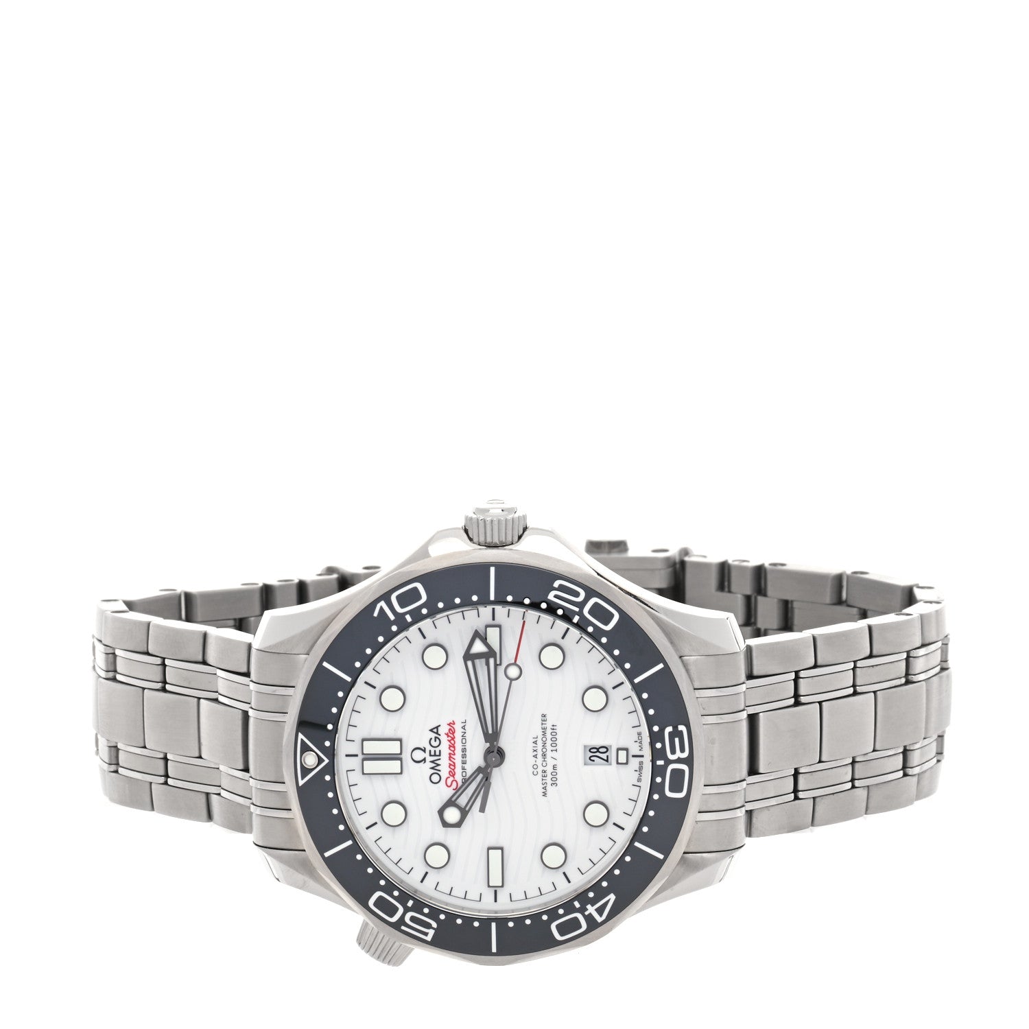 Omega Stainless Steel 42mm Seamaster 300m Automatic Watch White 210.30.42.20.04.001 2 of 5