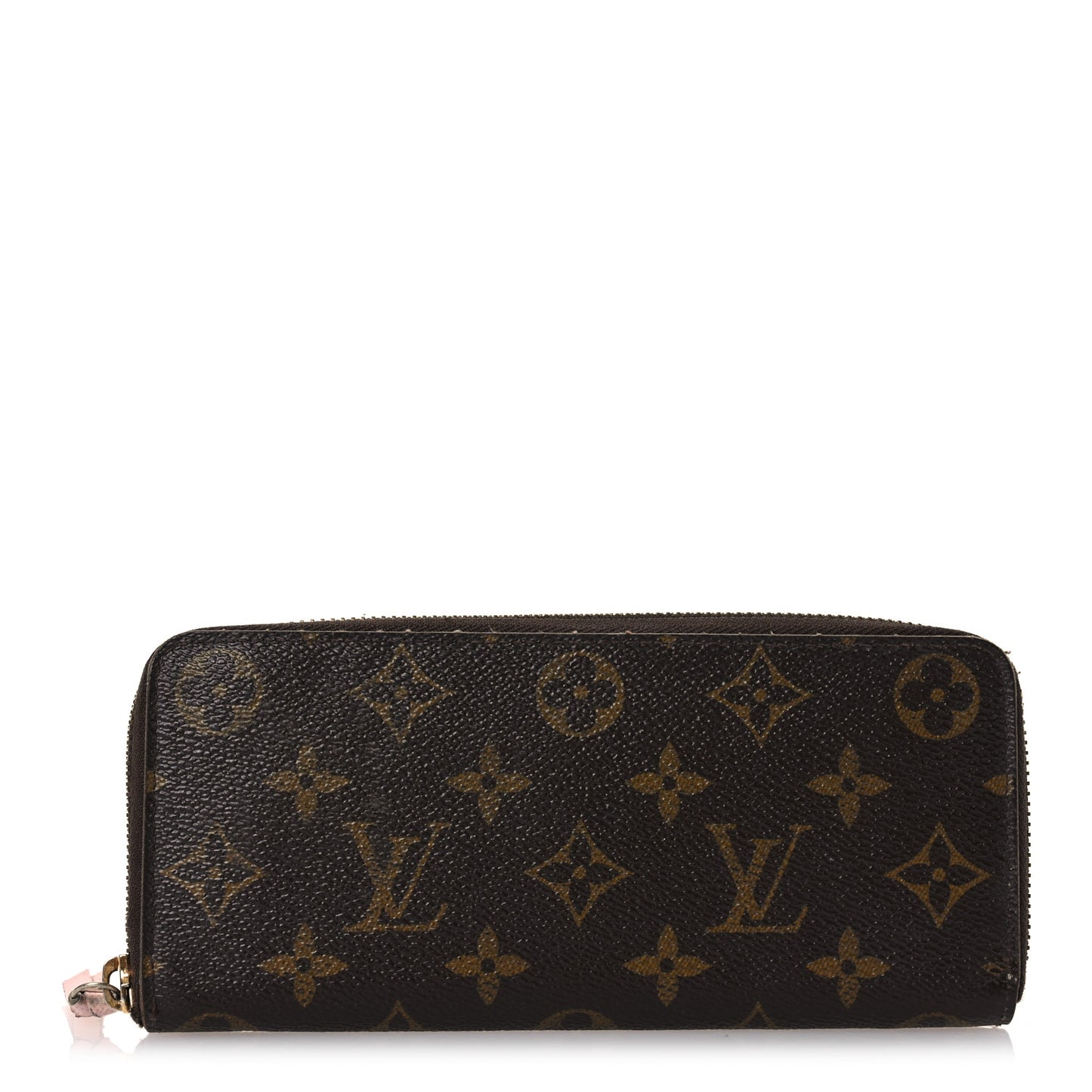 Monogram Clemence Wallet Rose Ballerine