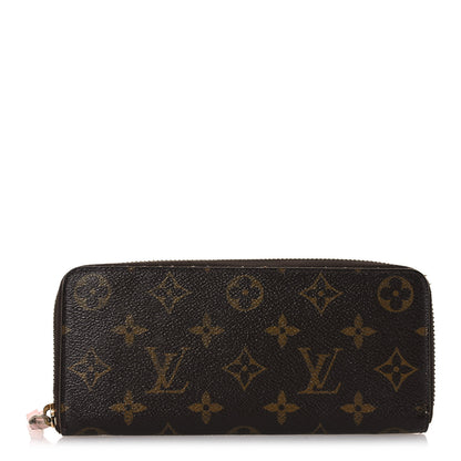 Louis Vuitton Monogram Clemence Wallet Rose Ballerine 1 of 17