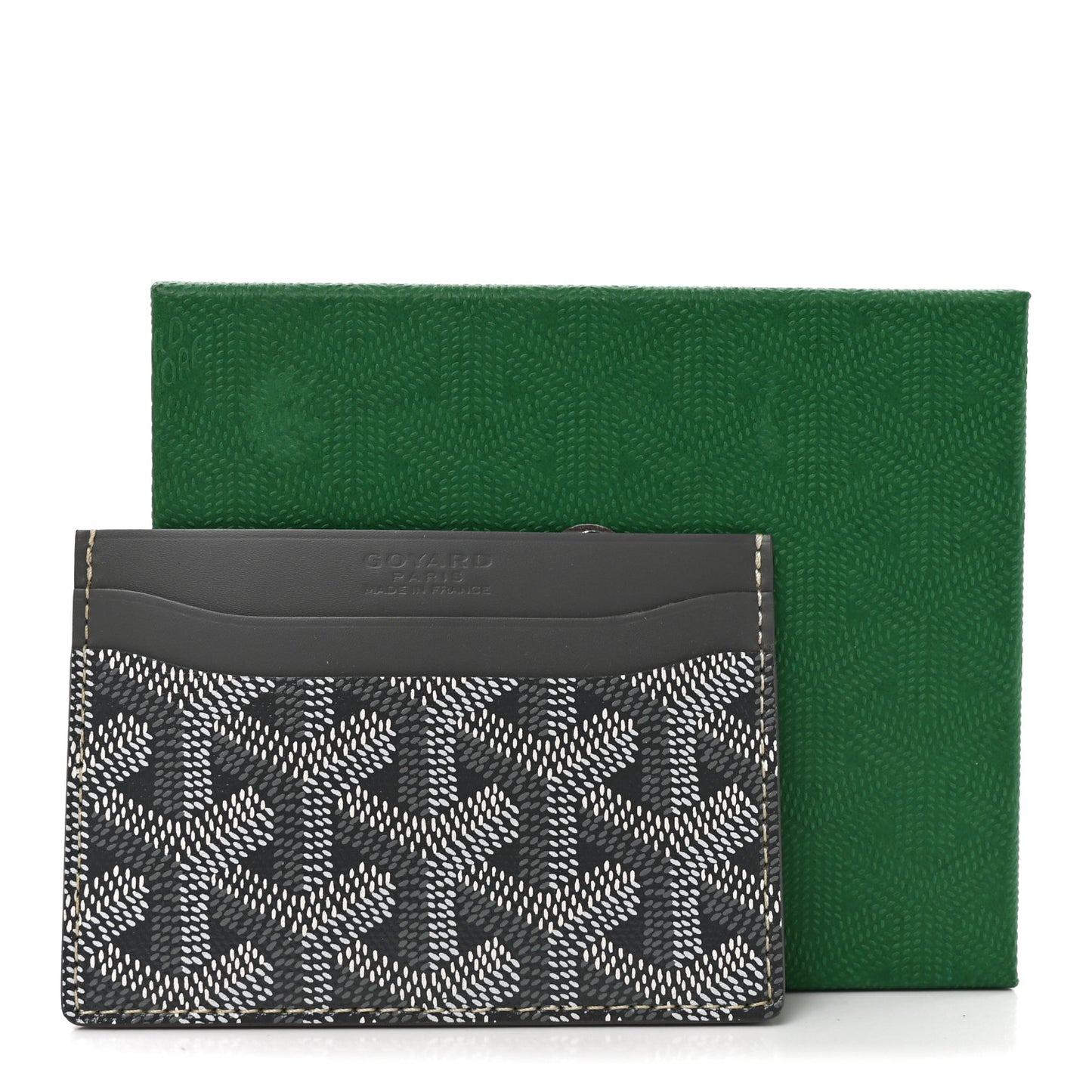 Goyardine Saint Sulpice Card Holder Grey