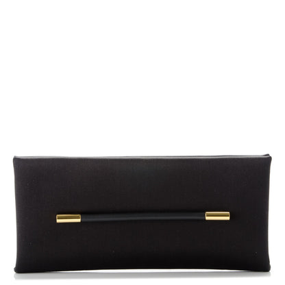 Tom Ford TOM FORD Silk Small Clutch With Handle Black 1 of 7