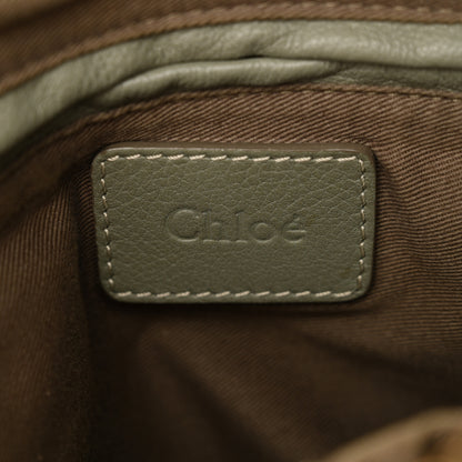 Chloe Calfskin Medium Marcie Satchel Baobab Green 6 of 12