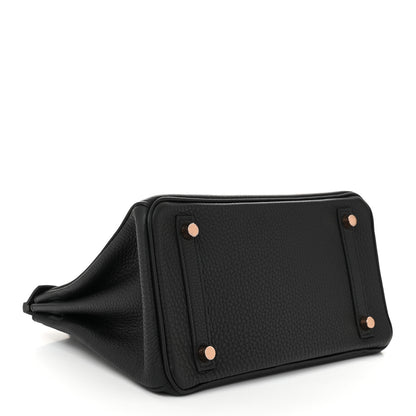 Hermes Togo Birkin 25 Black 4 of 11