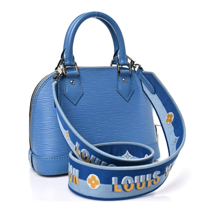Louis Vuitton Epi Jacquard Alma BB Bleuet 3 of 10