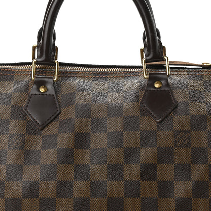 Louis Vuitton Damier Ebene Speedy 30 9 of 12