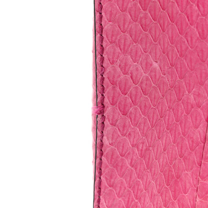 Jimmy Choo Snakeskin Varenne Top Handle Pink 12 of 12