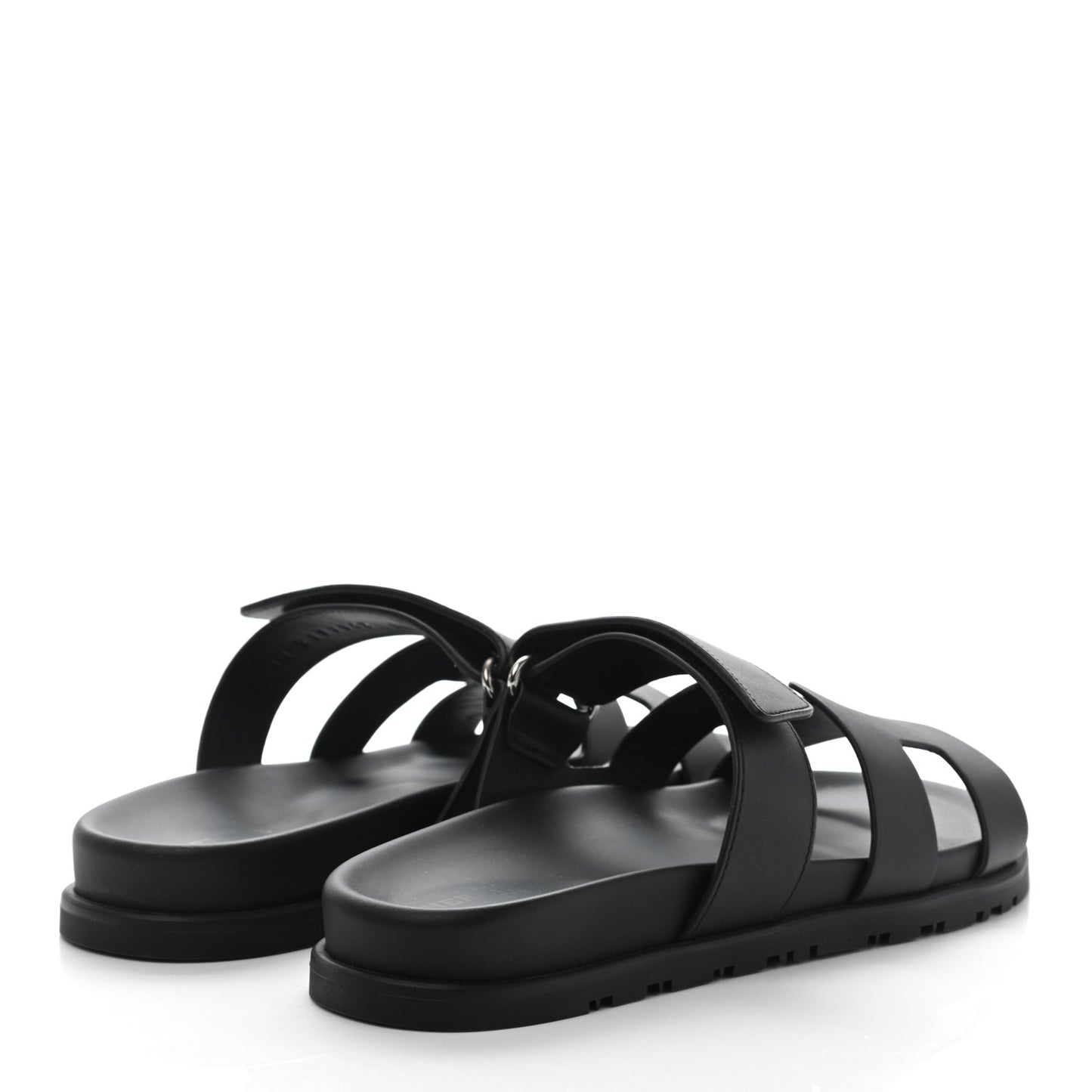 Calfskin Womens Chypre Sandals 38 Black