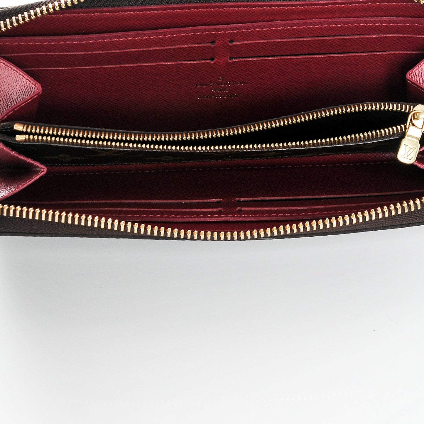 Monogram Clemence Wallet Fuchsia