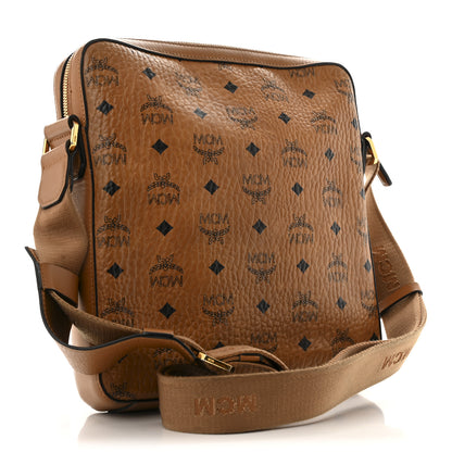 MCM Calfskin Visetos Ottomar Messenger Cognac 3 of 15