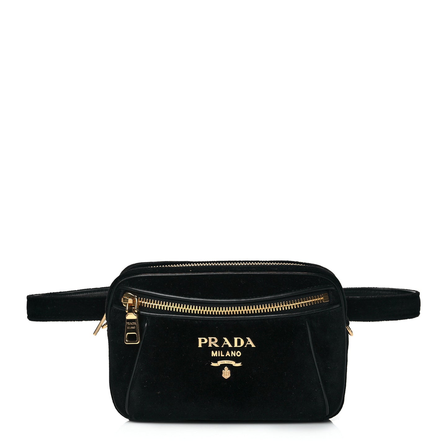 Velluto Belt Bag Black