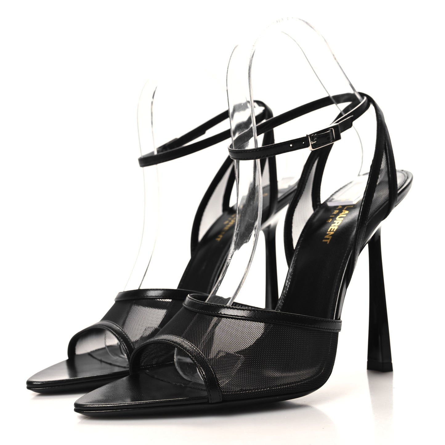 Tulle Missy 110 Ankle Strap Sandals 39 Black
