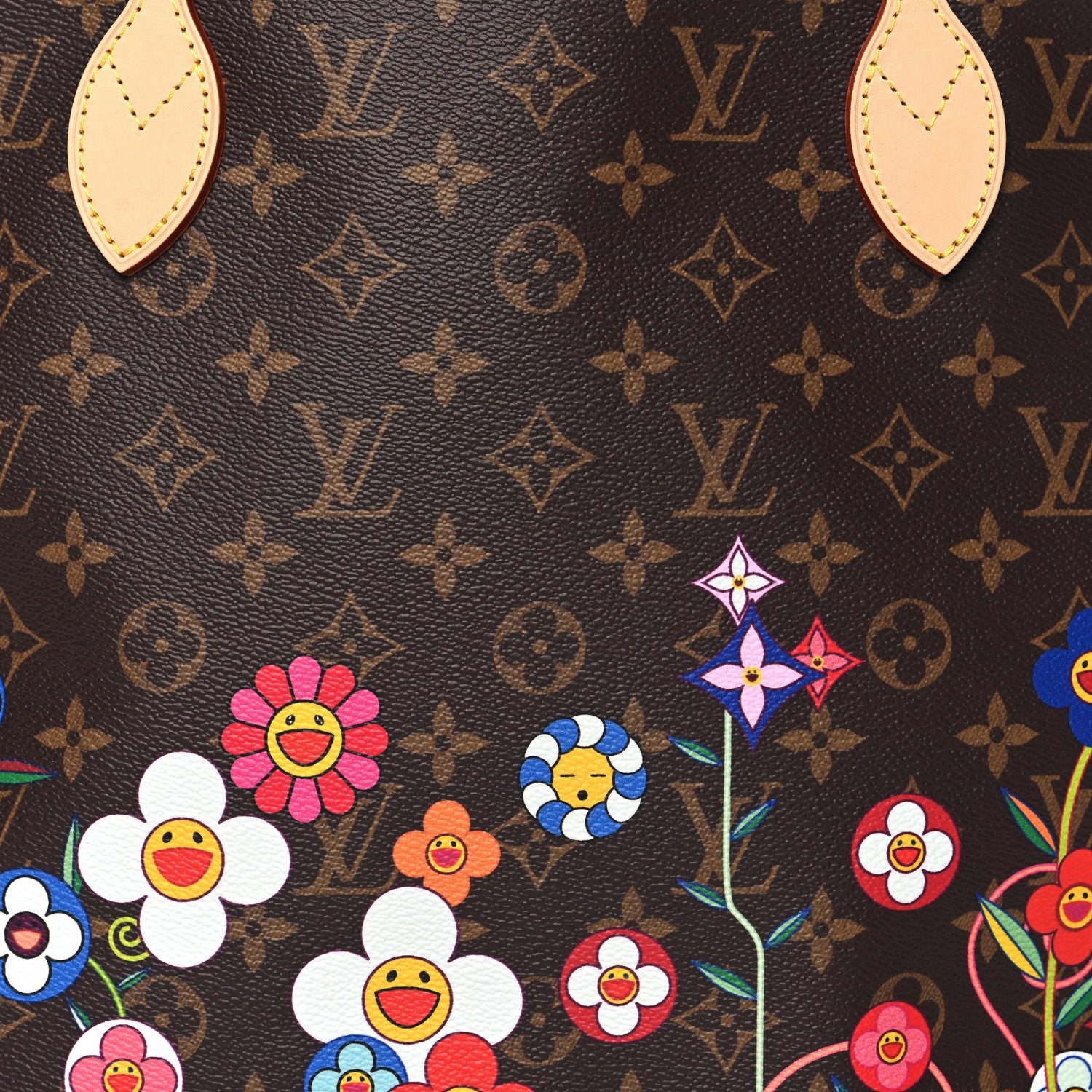 Louis Vuitton LV X TM Monogram Flowers Neverfull MM 8 of 10