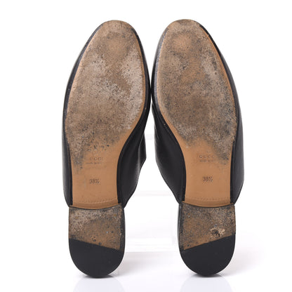 Gucci Calfskin Womens Princetown Slippers 38.5 Black 5 of 9