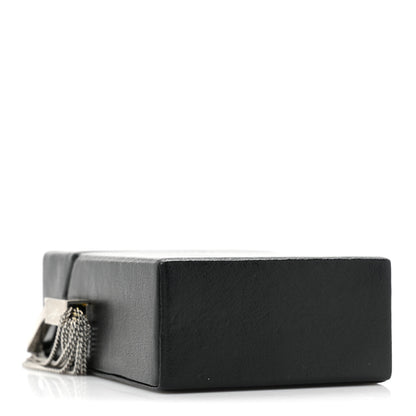 Saint Laurent Lambskin Smoking Box Crossbody Black 3 of 10