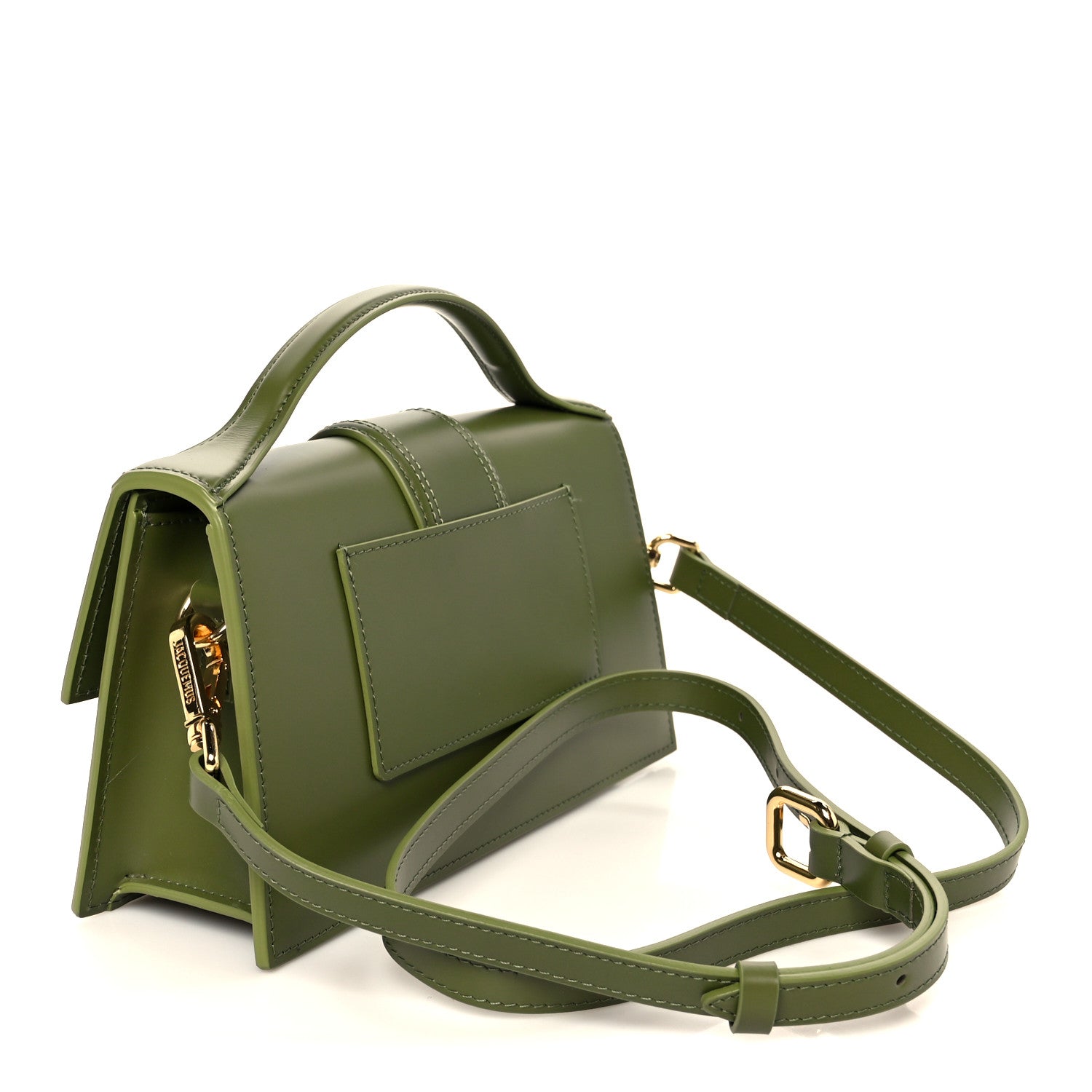 Jacquemus Smooth Calfskin Le Grand Bambino Khaki 3 of 9