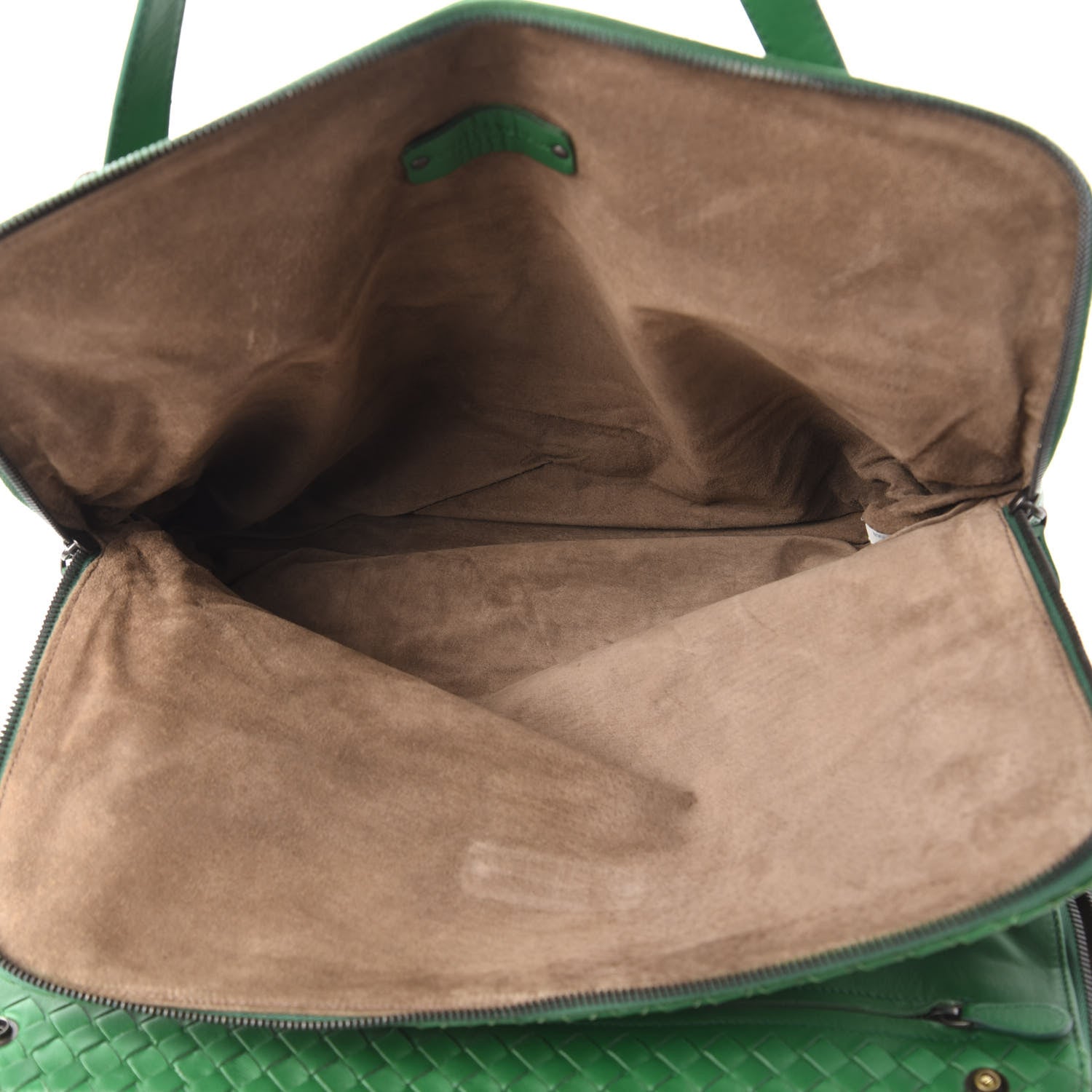 Bottega Veneta Nappa Intrecciato Double Compartment Tote Green 5 of 12