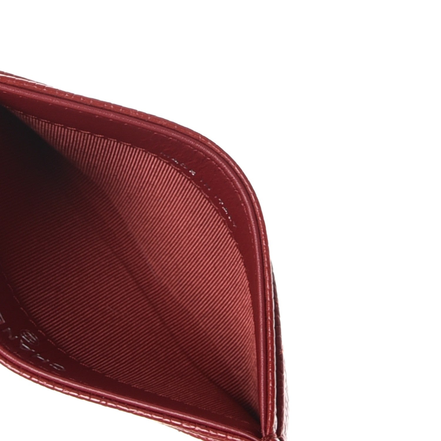 Chanel Caviar Quilted Card Holder Red 5 of 9