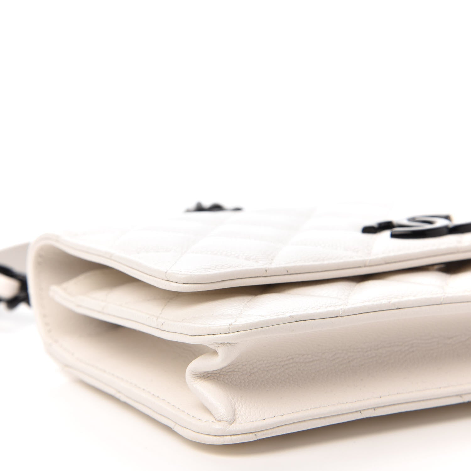 Chanel Caviar Quilted My Everything Wallet On Chain WOC White 6 of 12