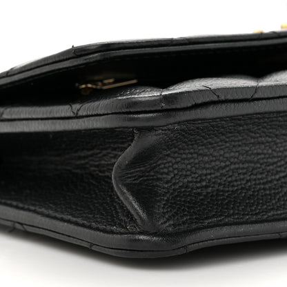 Chanel Caviar Quilted Sweetheart Wallet On Chain WOC Black 11 of 12