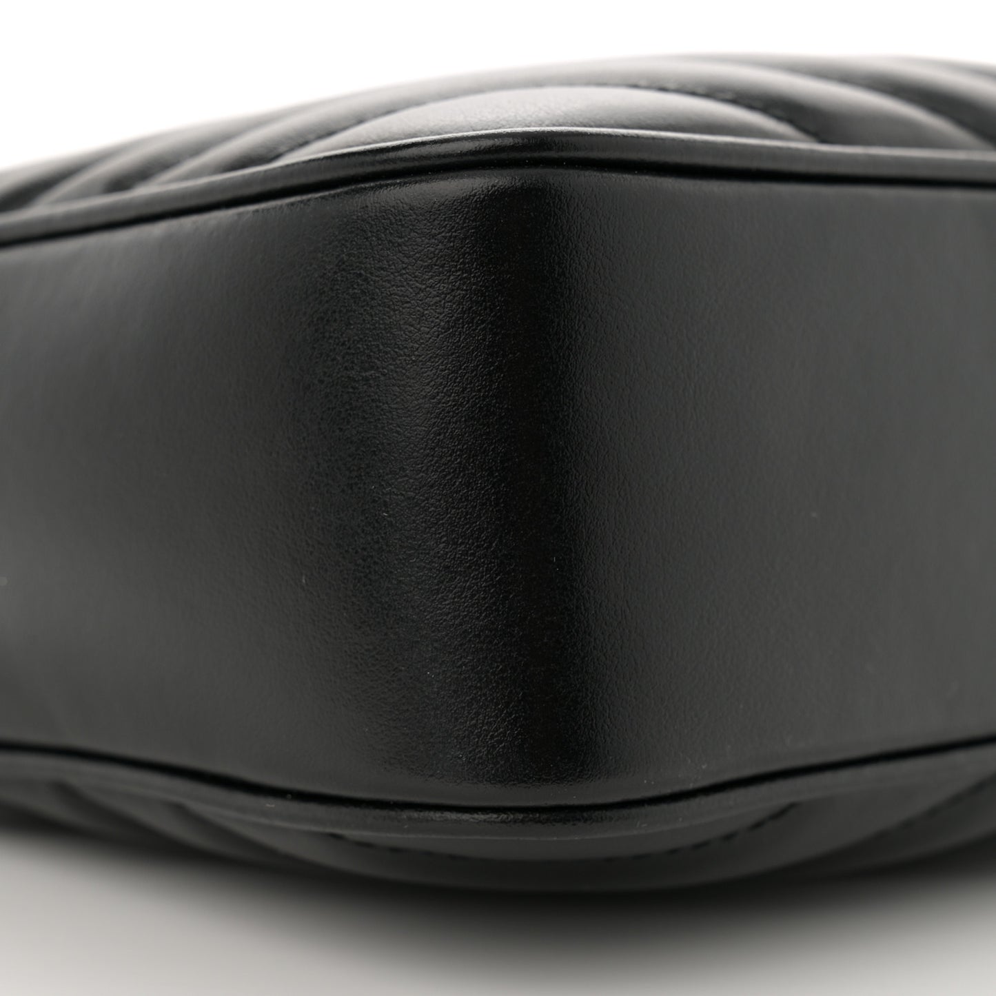 Calfskin Matelasse Monogram Monochrome Lou Camera Bag Black