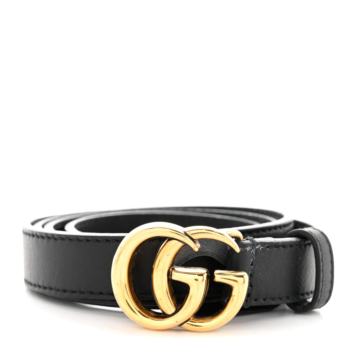 Calfskin Double G 20mm Belt 85 34 Black