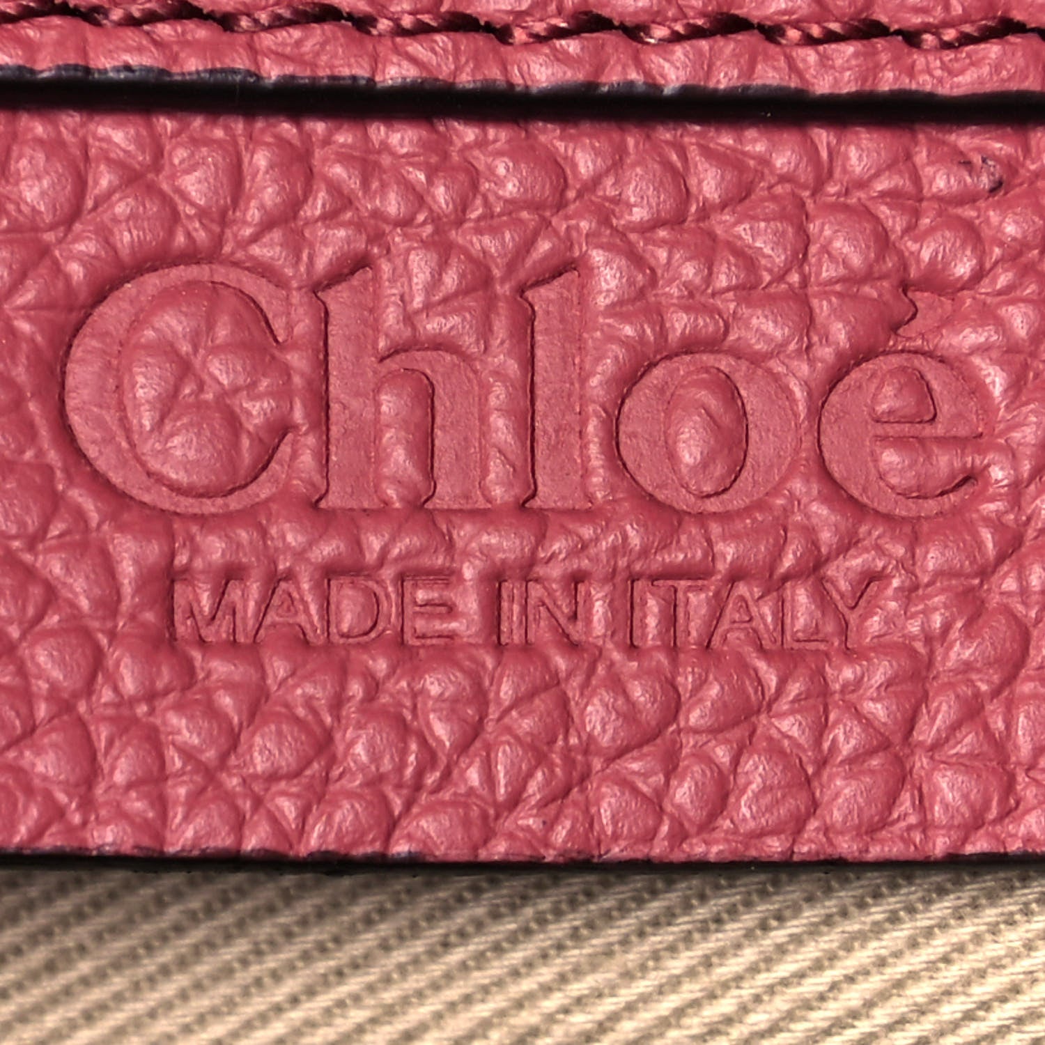Chloe Calfskin Medium Marcie Satchel Faded Rose 7 of 9