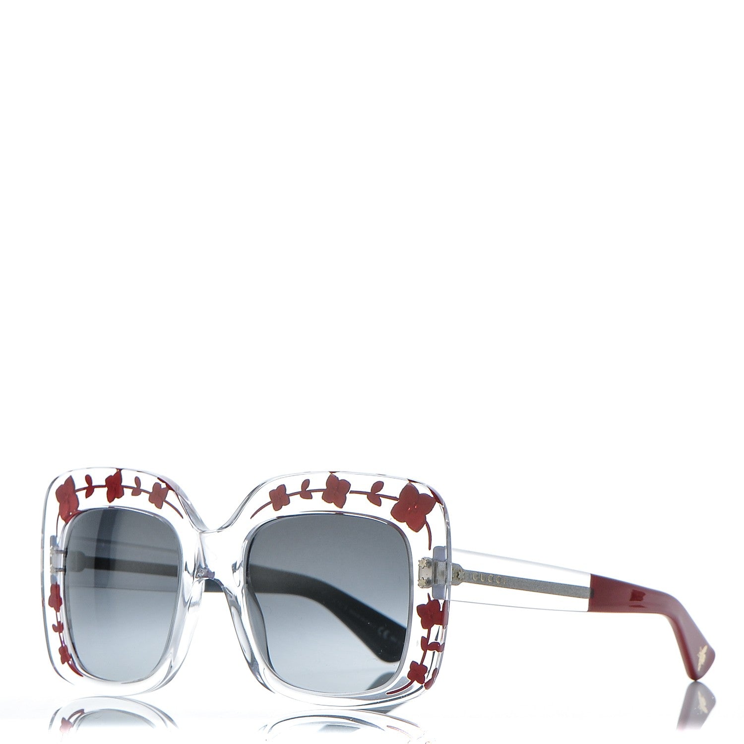 Gucci Floral Sunglasses GG3863/S Red 1 of 7