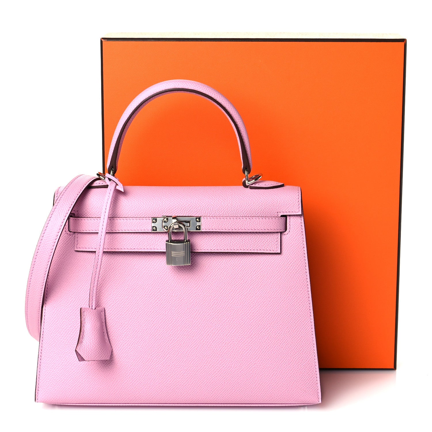 Hermes Epsom Kelly Sellier 25 Mauve Sylvestre 10 of 10